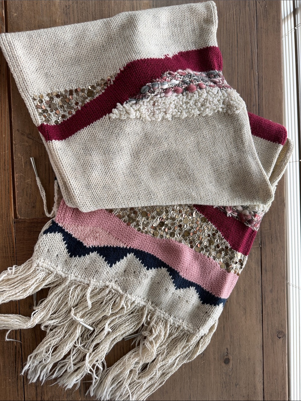 Hello Hydrangea x Anthropologie blanket scarf